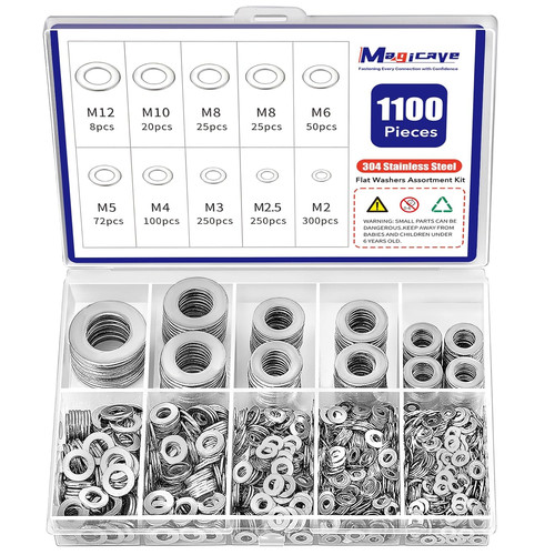1100 pcs flat - pcs, washers