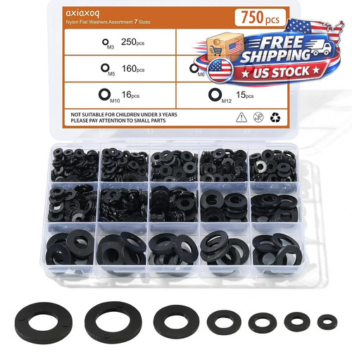 750pcs flat rubber - flat, washers